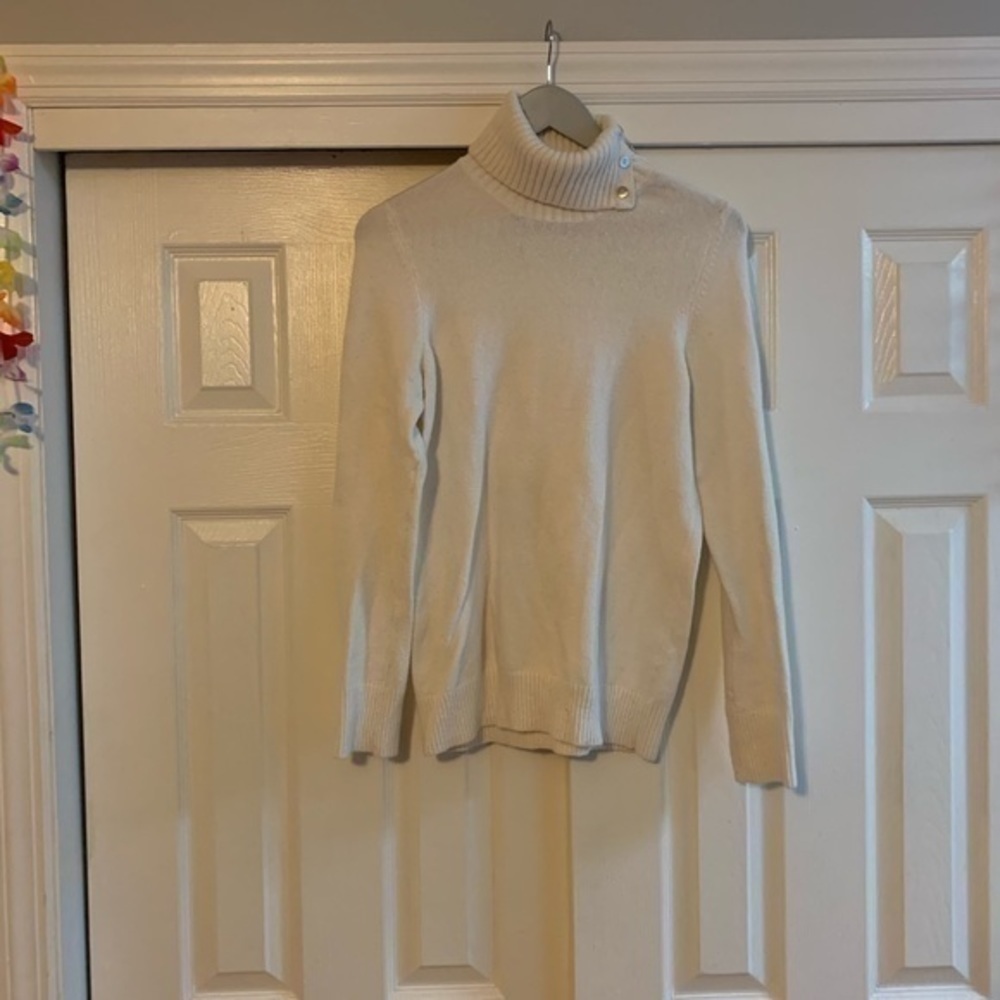 Reference Point White Turtle‎ Neck sweater Small - Picture 2 of 8